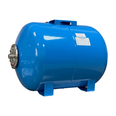 Гидроаккумулятор LadAna 100л горизонтальный голубой