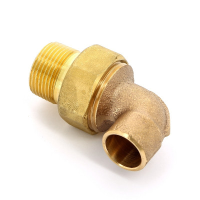 Американка угловая 90° 18-3/4" Viega R4, 94098G, пайка-резьба, нар., бронза