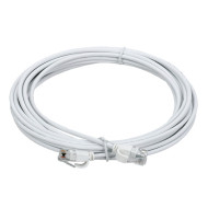 Коммутационный шнур ITK кат.5E UTP LSZH 3м slim язычок белый