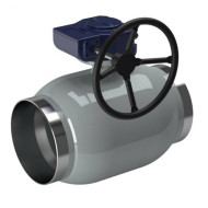 Шаровой кран NAVAL нержавеющий сварка DN 250, PN 25 с редуктором