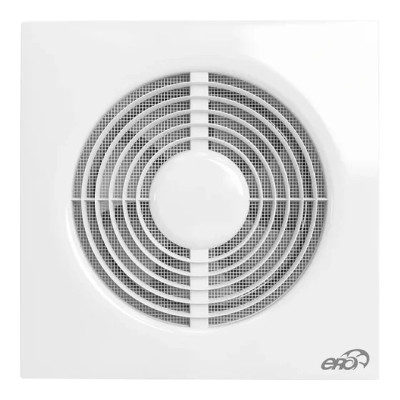 Вентилятор ERA 6S-02, осевой вытяжной с антимоскитной сеткой, шнуровым тяговым выключателем D 150