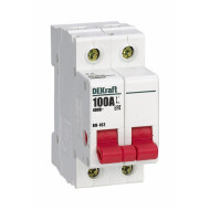 Выключатель нагрузки Dekraft ВН-102 2П 100А 17008DEK