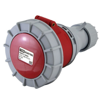 Розетка кабельная TDM IP67 32А 3Р+РЕ 380В