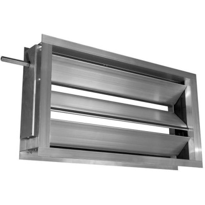 Воздушный клапан с подставкой под электропривод Shuft DRr 600х300