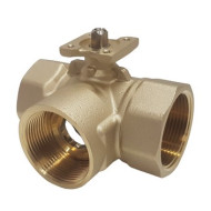 Трехходовой шаровой кран латунный TECHNO 3050B