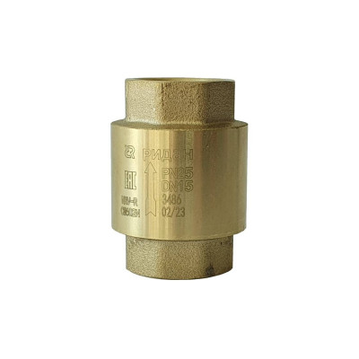 Обратный клапан пружинный NRV-R, Ридан, Ду25, 10,3м3/ч