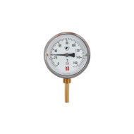 Термометр BD ТБ биметаллический100Т/100 (0-160С), G1/2, 1,5 рос