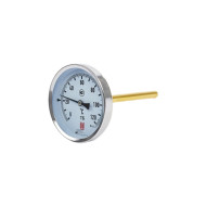 Термометр BD ТБ биметаллический 80Т/100 (0-120С), G1/2, 1,5 рос