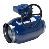 Шаровой кран NAVAL для воды сварка DN 125, PN 25 с редуктором