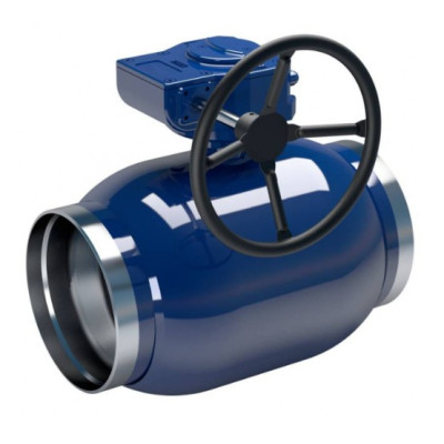 Шаровой кран NAVAL для воды сварка DN 125, PN 25 с редуктором