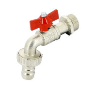 Кран садовый шаровой Itap Н 3/4' со штуцером бабочка GAR