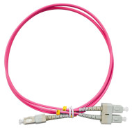 Оптический патч-корд SC-SC Cabeus FOP-50-OM4-SC-SC-1m 50/125 (ОМ4) 1 метр