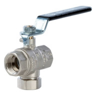 Кран шаровый с фильтром (рычаг) ВР-ВР 1/2", Stout