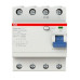 Выключатель дифференциального тока 4-модульный ABB F204 AC-100/0,03