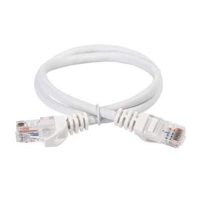 Коммутационный шнур ITK кат. 6 UTP LSZH 0,5м белый