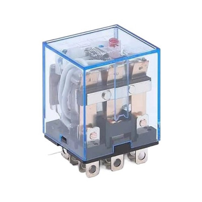 Промежуточное реле DEKraft 3 конт. с инд. LED 10А 24В AC