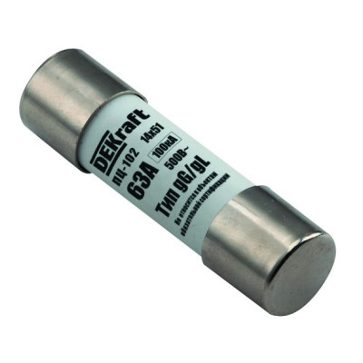 Предохранитель цилиндрический Dekraft ПЦ-102 40A 14x51