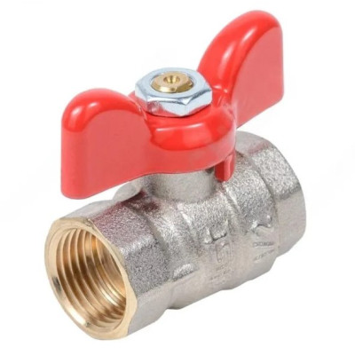 Кран шар Dist лат Стандарт нк Ду15 Ру40 м/м полн баб Н311Б