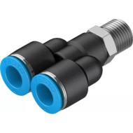 Y-тройник с цанговым зажимом и резьбой Festo QSY-1/4-10