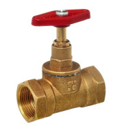 Клапан запорный латунь 15б1п Ду50 Ру25 м/м БАЗ