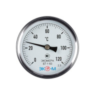 Термометр Экомера Ду63 0..120С L=40 G1/2 осевой