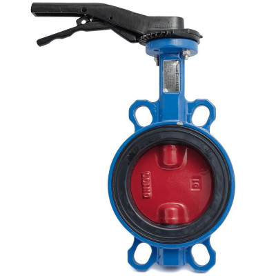 Затвор дисковый поворотный межфланцевый Tecofi с ручкой ДУ 50