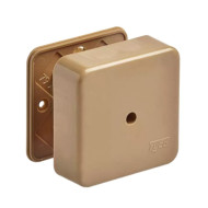 Коробка универсальная для кабель-каналов Ruvinil 80х80х25 коричневый IP40