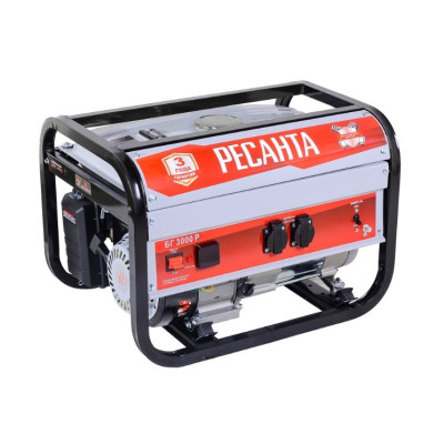 Генератор бензиновый Ресанта БГ 3000 Р 64/1/43