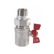 Кран шаровой 1"-25 ВР-НР американка баб. IVANCI-Superior