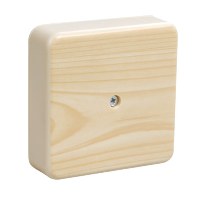 Коробка распаячная КМ41219-04 для открытой проводки 100х100х29мм сосна (6 клемм 6мм2) IEK UKO10-100-100-029-K34