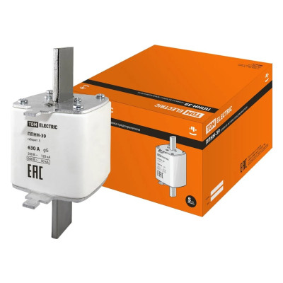 Плавкая вставка предохранителя TDM ППНН-39 габ.3, 630А