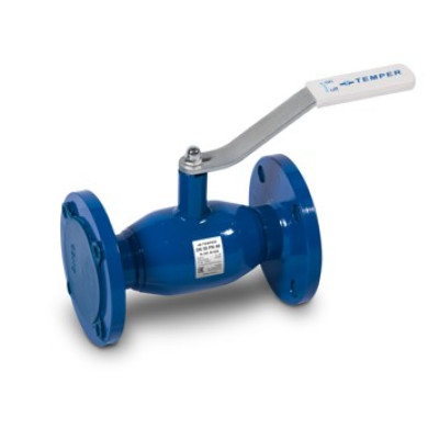 Кран шаровый стальной Temper Ду- 80; Ру-25, фланцевый, Ст.09Г2С арт.28445080 (вода, гсм,газ) -60+200