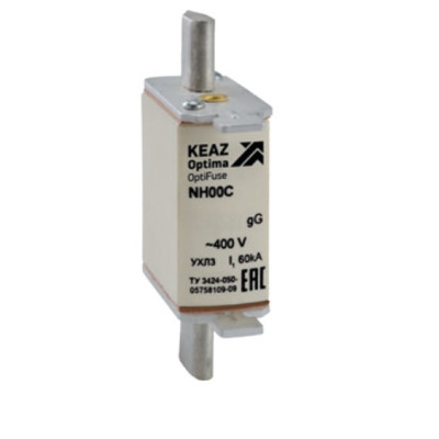 Вставка плавкая КЭАЗ OptiFuse NH00С 40А габарит 00С 400АС УХЛ3