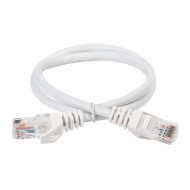 Коммутационный шнур ITK кат. 6 UTP PVC 1м белый