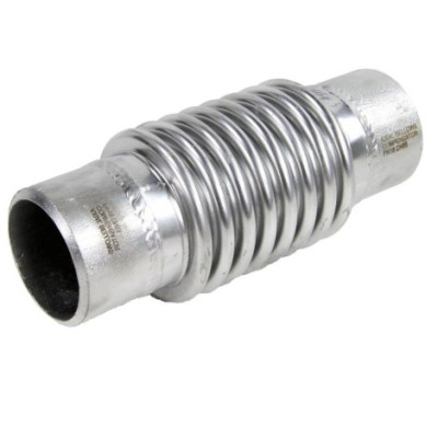 Компенсатор сильфонный осевой DN.ru CB-3131-W Ду80 Ру16 под приварку, сильфон - сталь SS304 без кожуха, осевой ход 60мм