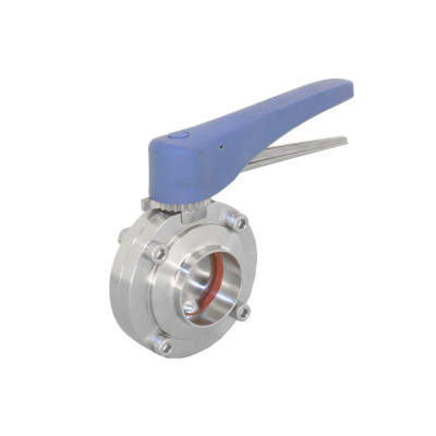 Затвор дисковый приварной нержавеющий, AISI304 DN32 (1_1/4"), (CF8), PN10