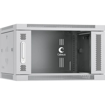 Шкаф телекоммуникационный настенный 19" 6U Cabeus SH-05F-6U60/45