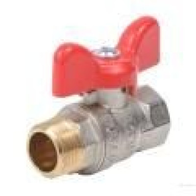 Кран шар Dist лат Стандарт нк Ду20 Ру40 м/р полн баб Н322Б