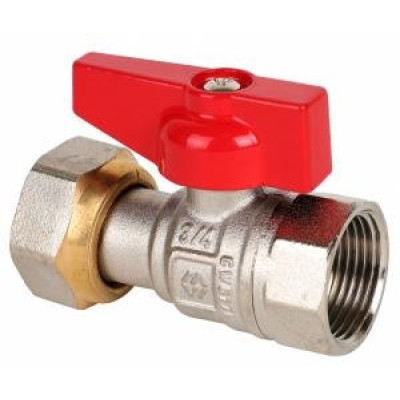 Вентиль шаровый TIM 3/4 с накидной гайкой и внутренней резьбой