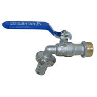 Кран шаровой 3/4 со штуцером (эконом) TIM