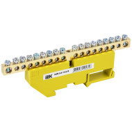 Шина IEK нулевая на DIN-изоляторе ШНИ-6х9-18-Д-Ж YNN10-69-18D-K05