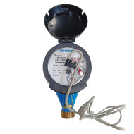 Универсальный счетчик воды «Пульсар М» импульсный выход Ду15, пластиковый регистр, Qn=1,5 м3/ч