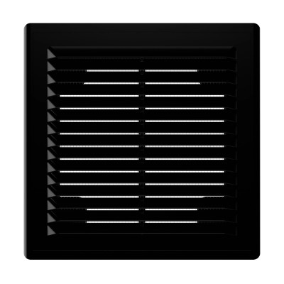 Решетка накл. ERA 1515P, чёрная