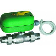 Шаровой кран FAR 2-х ход. зон. с серв. и ручн. деблок. 220 В 1" НР