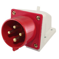 Вилка TDM 514 стационарная 3Р+РЕ 16А 380В IP44