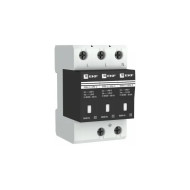 Ограничитель импульсных напряжений EKF ОПВ-C/3P In 20кА 400В (с сигнализацией) (opv-c3)