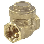 Клапан обратный латунь поворотный Icma 51 Ду20 Ру10 м/м д/мет