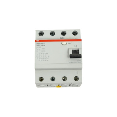 Выключатель дифференциального тока 4-модульный ABB FH204 AC-63/0,03