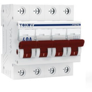 Выключатель TOKOV Electric Prizma нагрузки модульный 4П 40А