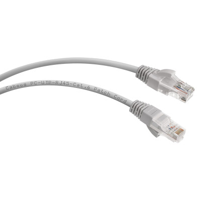 Патч-корд Rj-45 Cabeus PC-UTP-RJ45-Cat.6-2m кат.6 2 метра серый